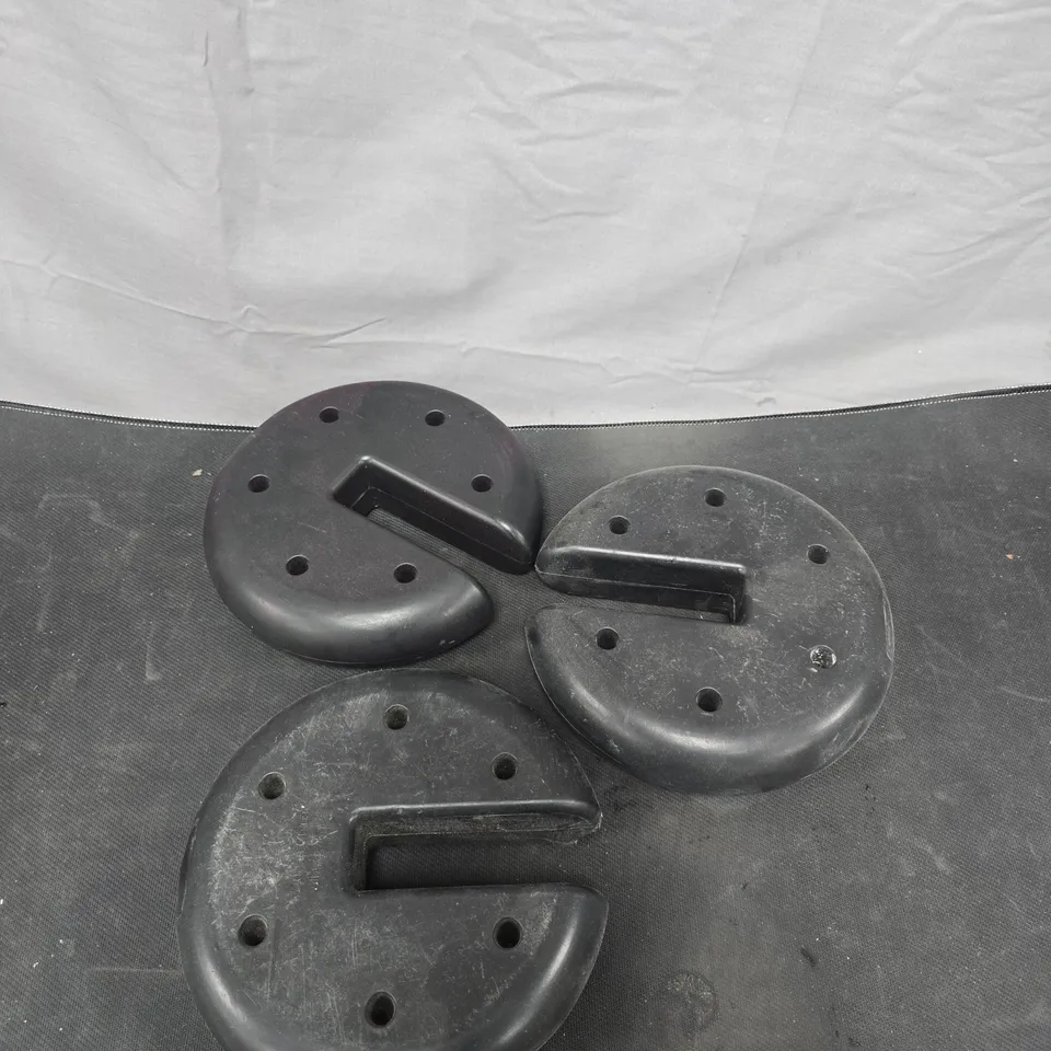 LOT OF 3 WEIGHTED PARASOL BASES
