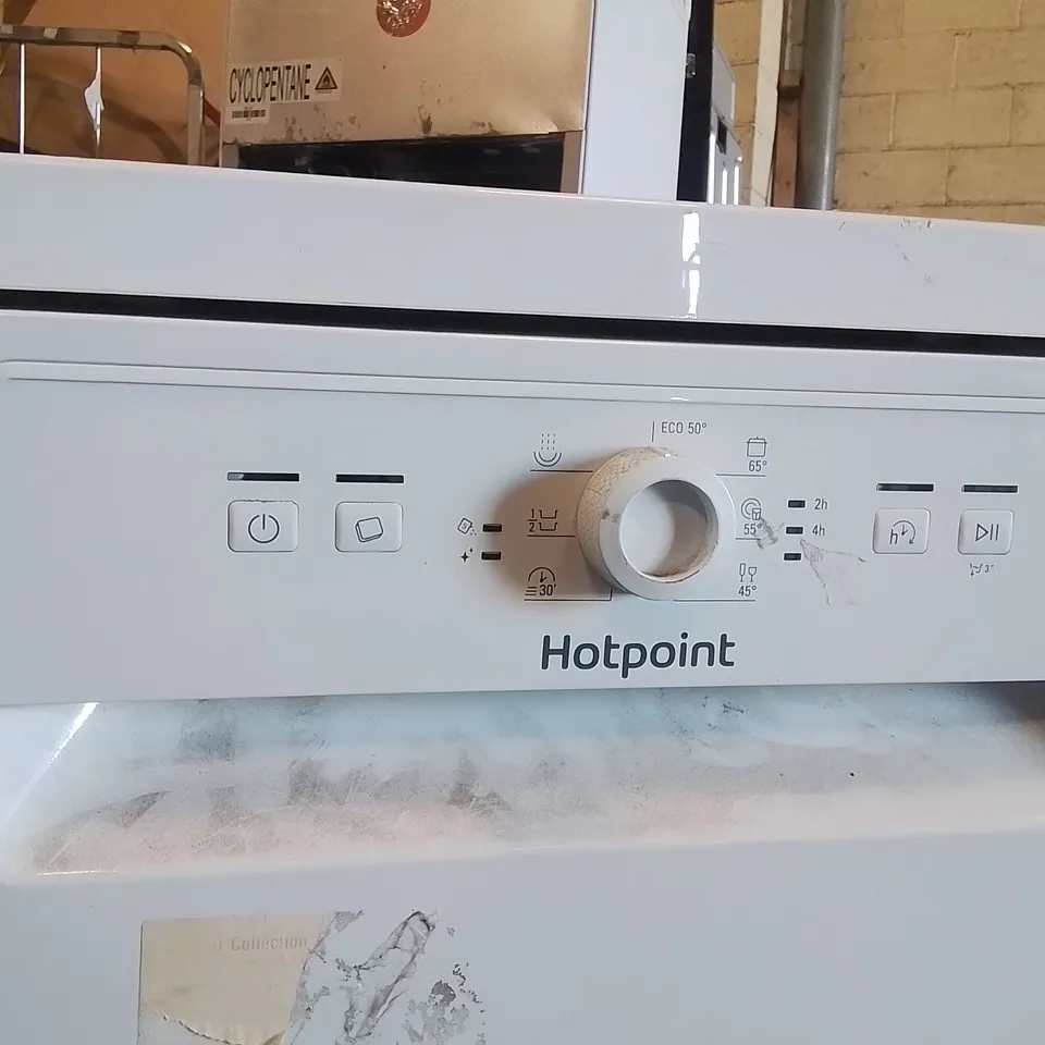 HOTPOINT HF9E1B19UK 45CM SLIMLINE DISHWASHER WHITE 9 PLACE SETTING F RATED