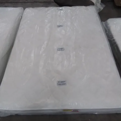 BAGGED 4'6" DOUBLE MEMORY WOOL POCKET SPRUNG HYBRID MATTRESS
