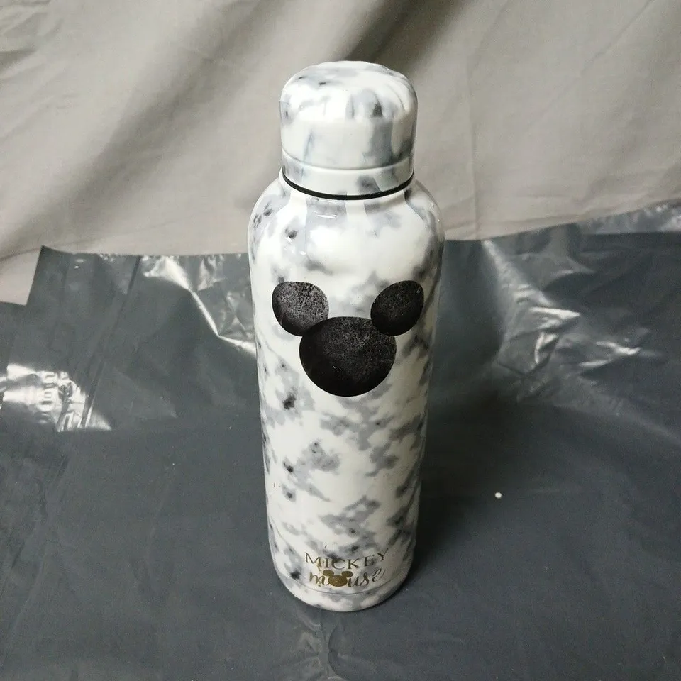 DISNEY MICKEY MOUSE MARBLE PATTERN STAINLESS STEEL WATER BOTTLE