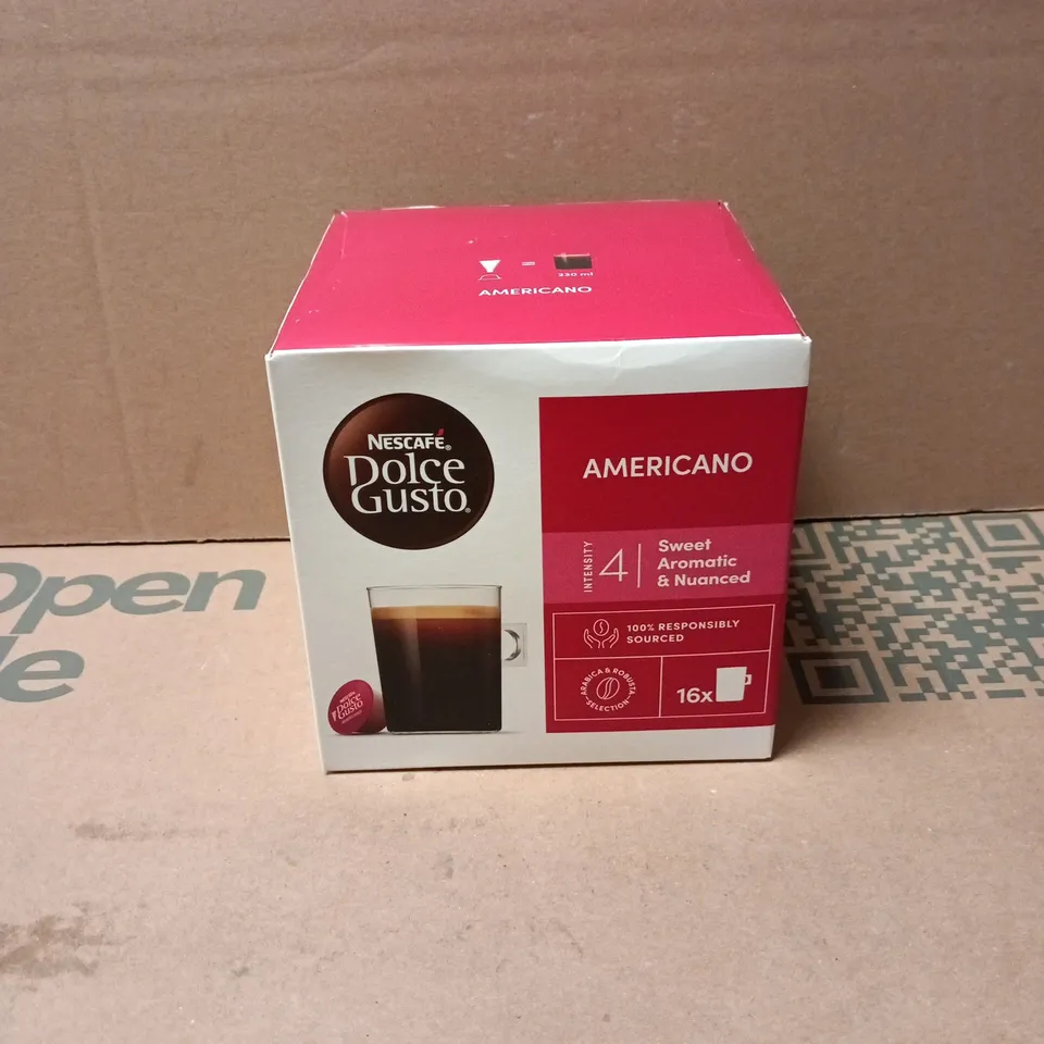 3 X NESCAFE DOLCE GUSTO AMERICANO COFFEE 136G 