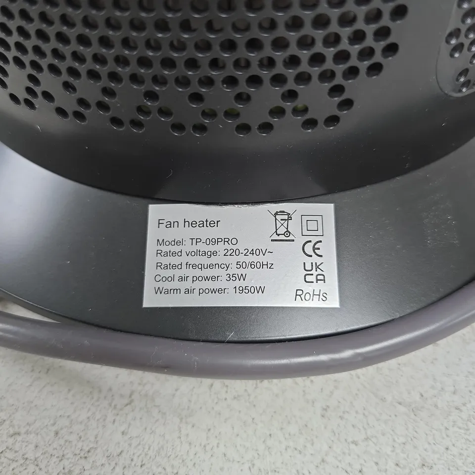 HOMESMART FAN HEATER MODEL: TP-09PRO UNBOXED