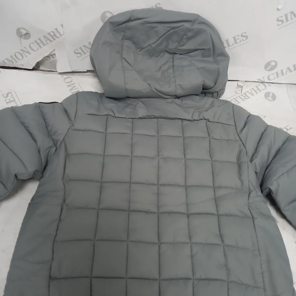 HYPE BOYS GREY BAFFLES CASUAL PUFFER COAT SIZE 3-4YRS