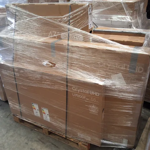 PALLET CONTAINING 7 ASSORTED DAMAGED TVS