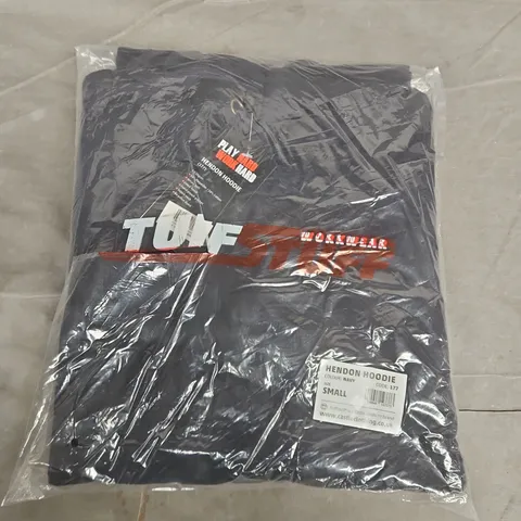 BAGGED TUFFSTUFF HENDON HOODIE IN NAVY - SMALL