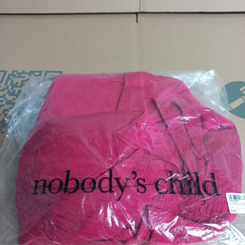 NOBODY'S CHILD ZOLA MIDI DRESS DARK PINK, UK 6 (EU 34)