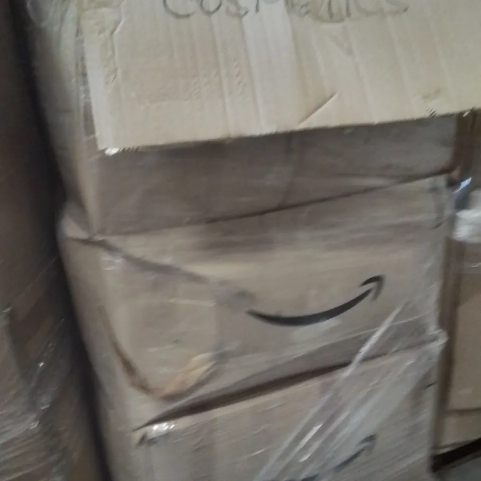 PALLET CONTAINING A LARGE QUANTITY OF COSMETIC ITEMS TO INCLUDE;HAIR DYE SHAMPOO,BODY RELIEF CREAM,MANGO BUTTER,HAND CREAM