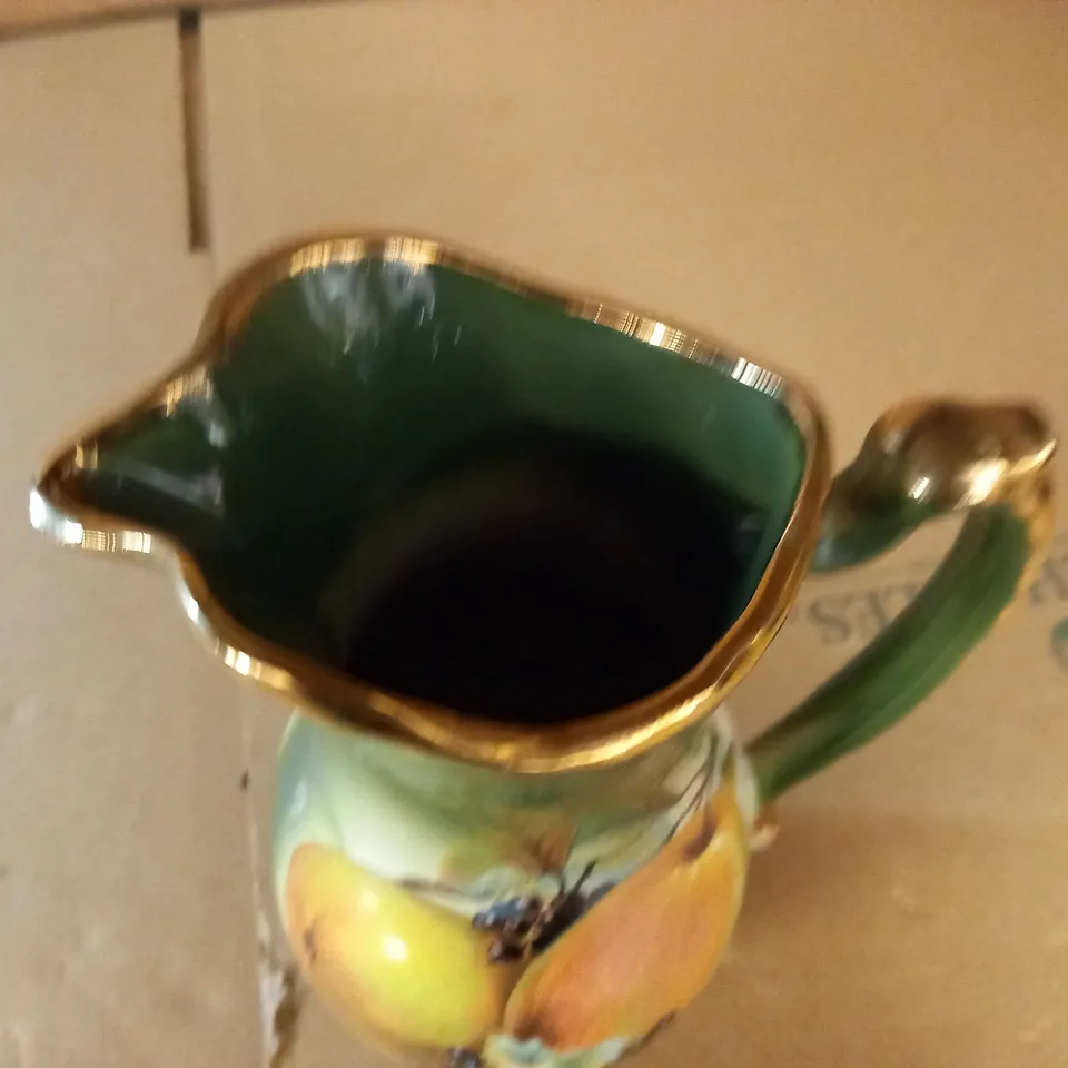 STAFFORDSHIRE IRON STONE DECORATIVE JUG