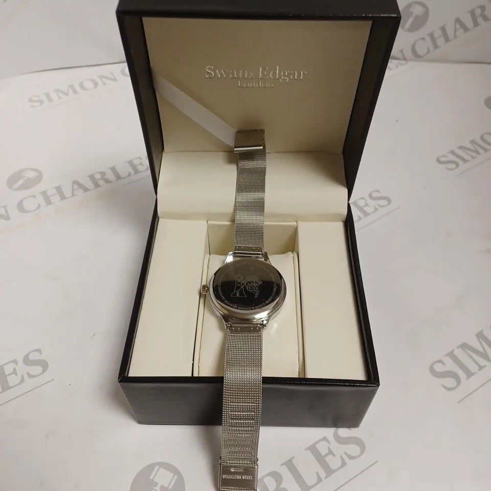 SWAN & EDGAR LADIES BLISS DIAMOND WATCH STEEL - SILVER