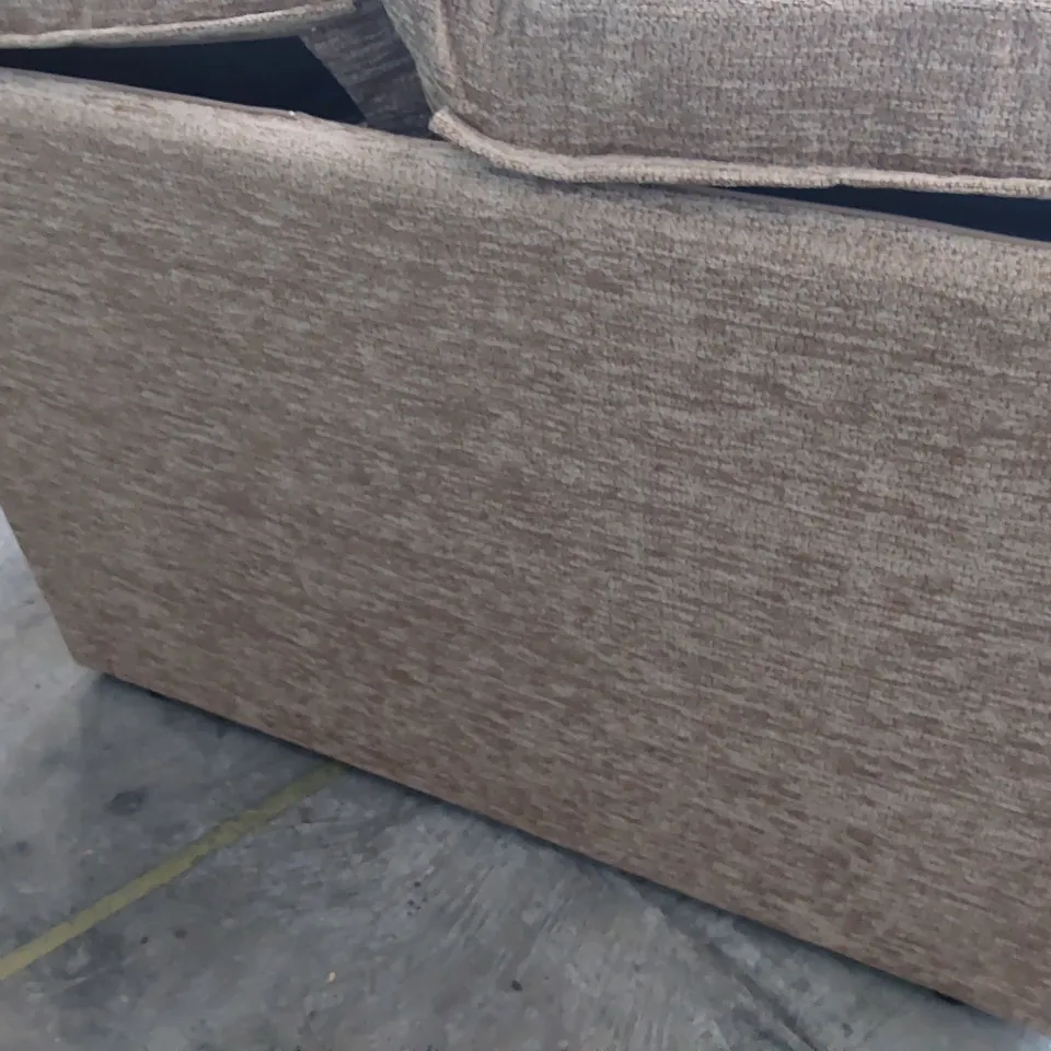 QUALITY BRITISH DESIGNER G PLAN MALVERN TWO SEATER SOFA BOUCLE COCOA FABRIC 