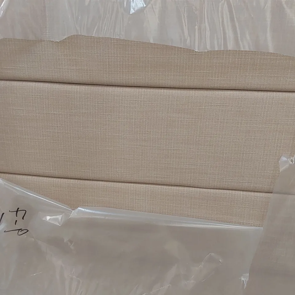 BAGGED DESIGNER 135cm DOUBLE SIZE FABRIC UPHOLSTERED HEADBOARD 