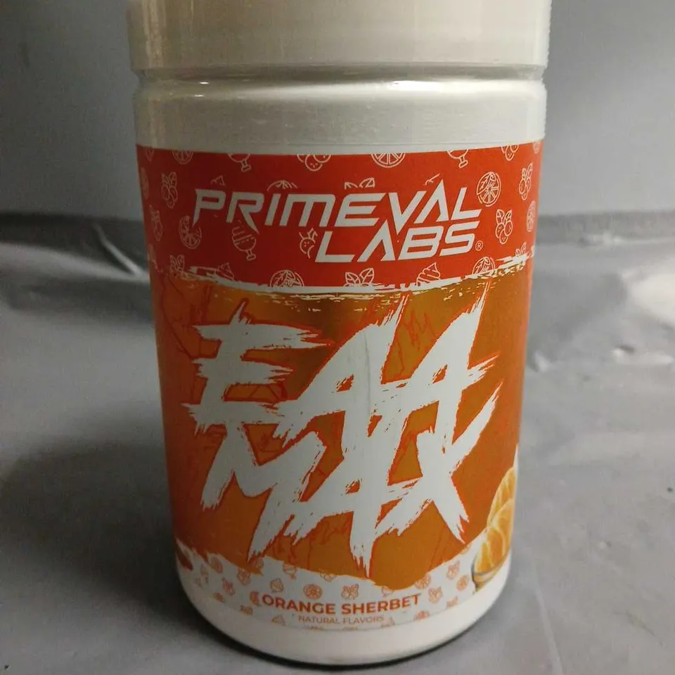 PRIMAL LABS EAA MAX ORANGE SHERBET FOOD SUPPLEMENT