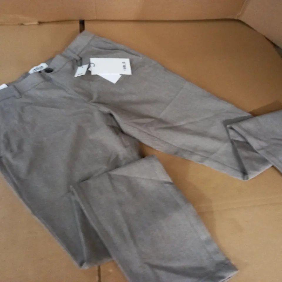 SOLID BROWN TROUSERS - SLIM FIT W32 L30