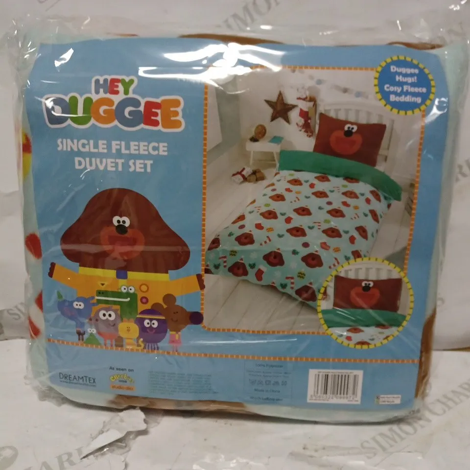 BRAND NEW HEY DUGGEE SINGLE FLEECE DUVET SET