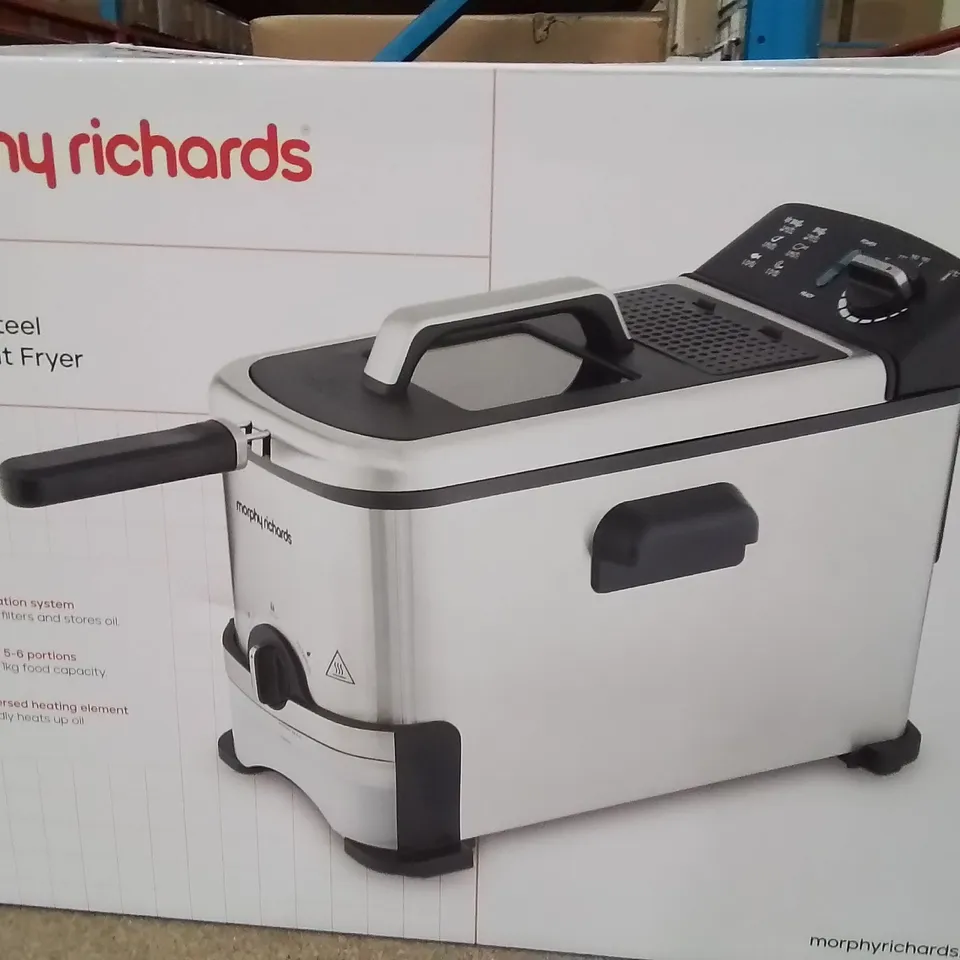 BOXED MORPHY RICHARDS 3L DEEP FAT FRYER 