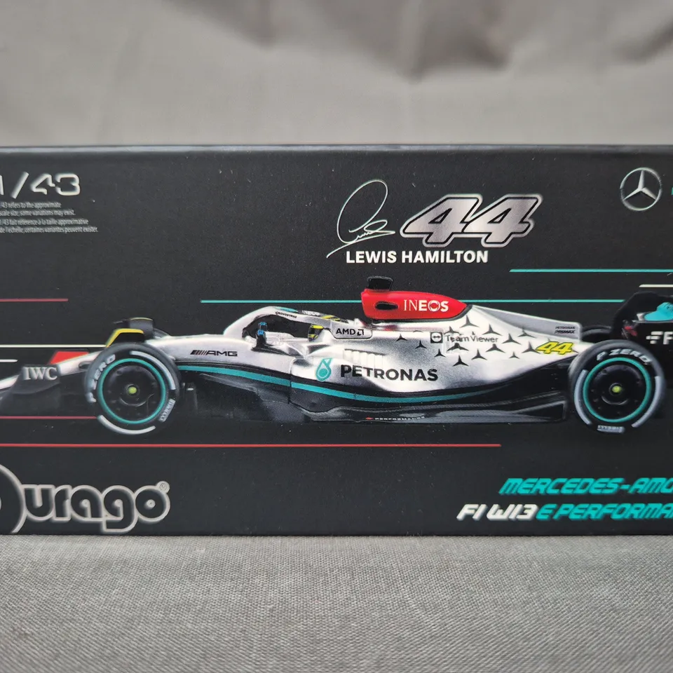 BURAGO MERCEDES AMG F1 W13 E PERFORMANCE 1/43 SCALE MODEL