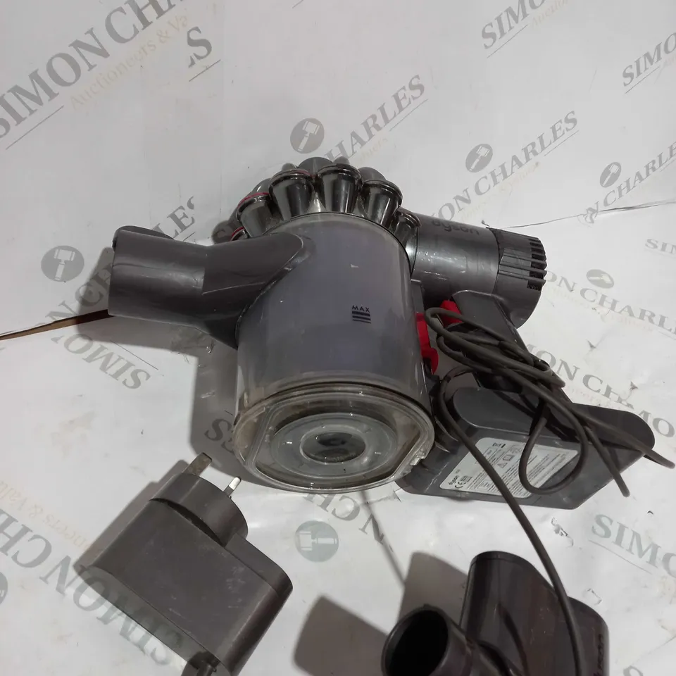 BOX OF APPROXIMATELY 20 ASSORTED ITEMS TO INCLUDE WATER PIPE, HOOVER, FABRICS ETC