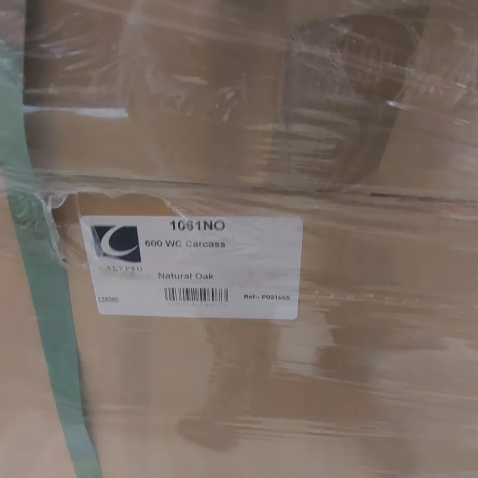 PALLET CONTAINING A LARGE QUANTITY OF BRAND NEW ASSORTED BATHROOM FURNITURE ITEMS INCLUDING: CALYPSO BASIN UNIT, WC CARCASSES ECT