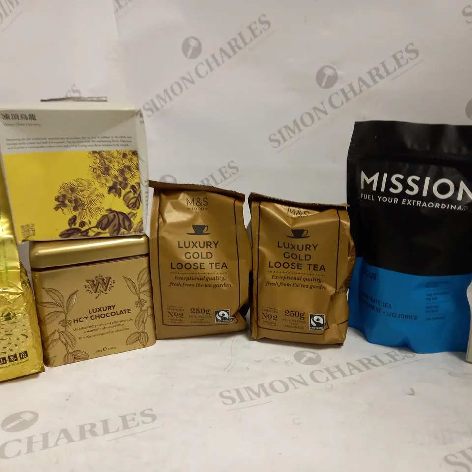 LOT OF 7 TEA/HOT CHOCOLATE ITEMS