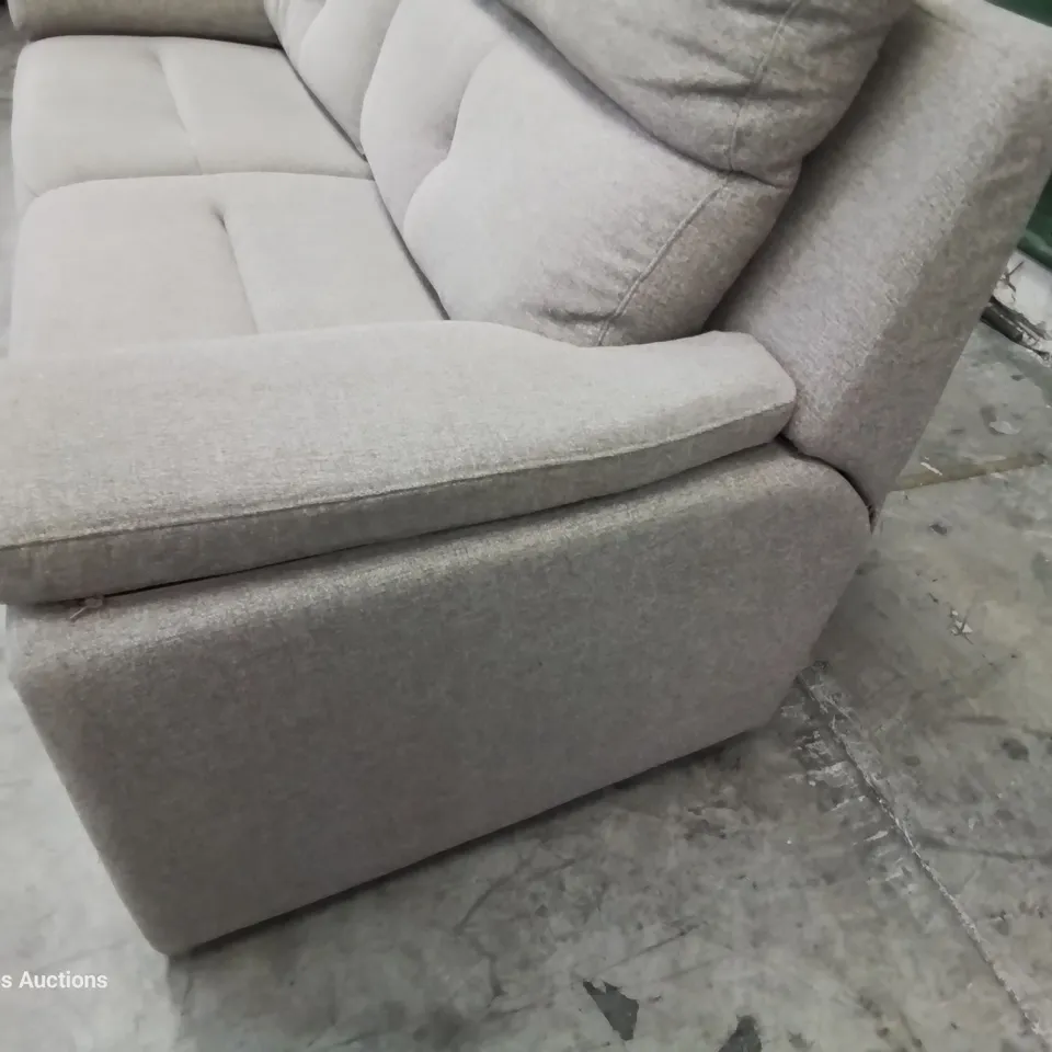 QUALITY BRITISH DESIGNER & MANUFACTURED G PLAN BURFORD THR SEATER SOFA NIMBUS EARTH FABRIC