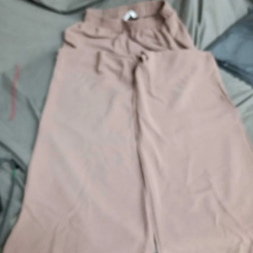 CLAY COLOURED WOMENS FLARED TROUSERS SIZE L-XL