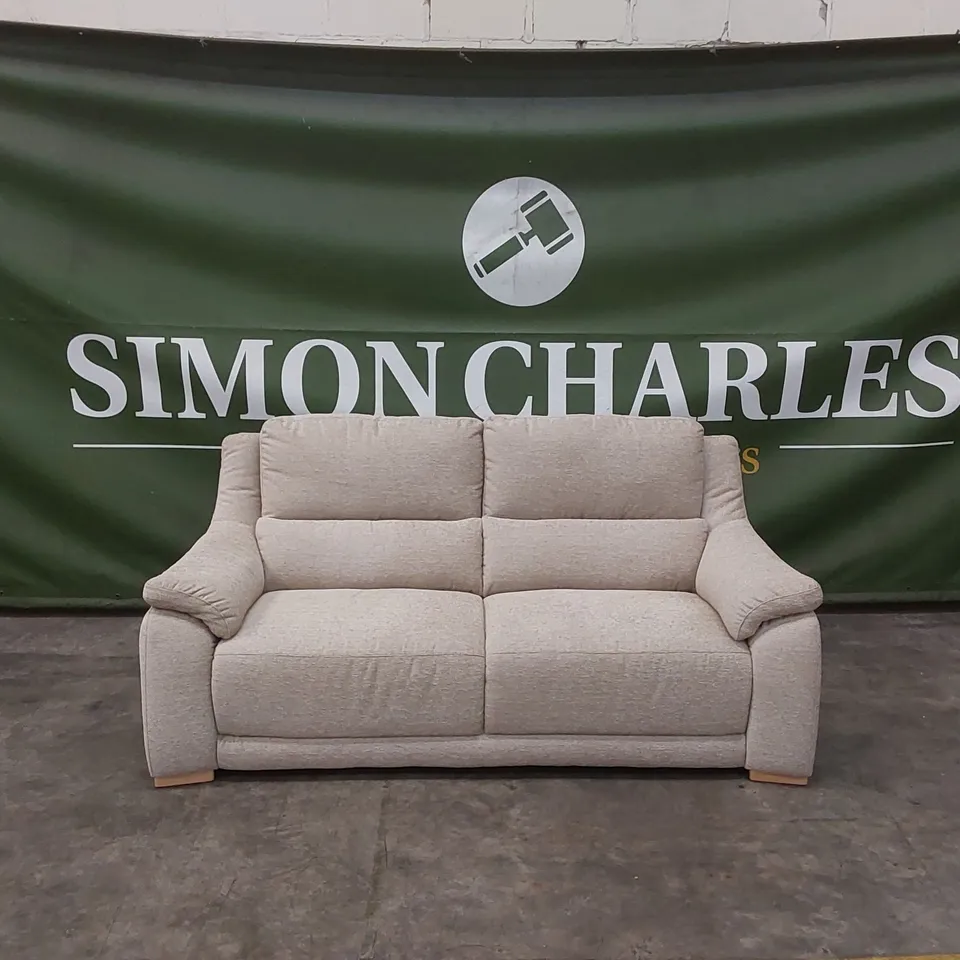 QUALITY DESIGNER ITALIAN MADE DEGANO SLIM 3 SEATER FABRIC SOFA - SOFA