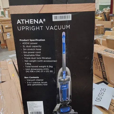 BOXED RUSSELL HOBBS® ATHENA2 UPRIGHT VACUUM CLEANER
