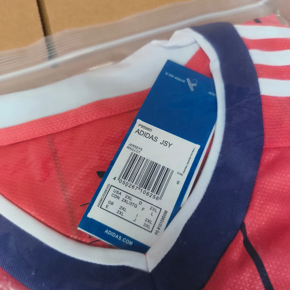 ADIDAS JERSEY – SCOTLAND FOOTBALL SHIRT - SIZE 2XL