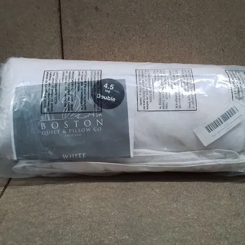 BRAND NEW BOSTON QUILT & PILLOW GOOSE FEATHER DUVET DOUBLE 4.5 TOG