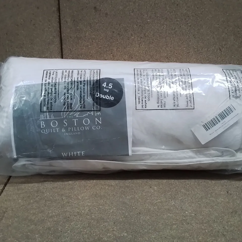 BRAND NEW BOSTON QUILT & PILLOW GOOSE FEATHER DUVET DOUBLE 4.5 TOG