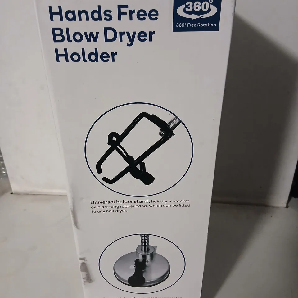 PALLET OF APPROXIMATELY 156 HANDS FREE BLOW DRYER HOLDER – UNIVERSAL HOLDER STAND (360° ROTATION)