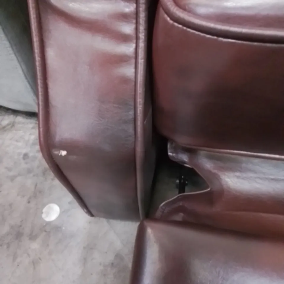 DESIGNER LEATHER RECLINING EASY CHAIR