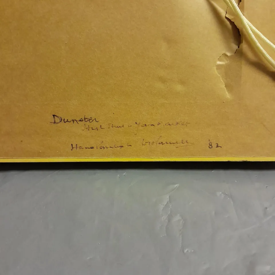 FRAMED TOWN LANDSCAPE PAINTING APPROX 32CMX25CM