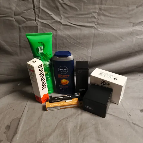 APPROXIMATEY 20 ASSORTED HEALTH AND BEAUTY PRODUCTS TO INCLUDE - THE BEARD STRUGGLE WARRIOR BEARD BALM - NIVEA SPORT 3IN1 WASH - DERMATICA CERAMIDE + PEPTIDE MOISTURISER - ETC