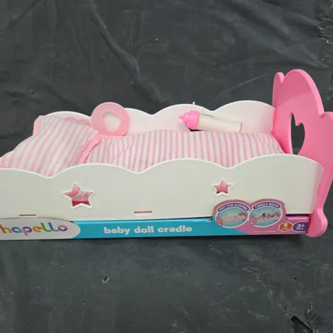 HAPELLO BABY DOLL CRADLE 