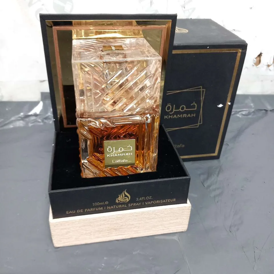 BOXED KHAMRAH LATTAFA EAU DE PARFUM 100ML