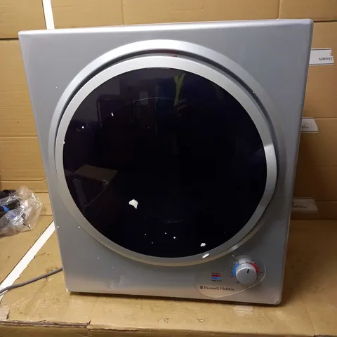 RUSSELL HOBBS RH3VTD800S SILVER 2.5KG COMPACT MINI VENTED TUMBLE DRYER (COLLECTION ONLY)