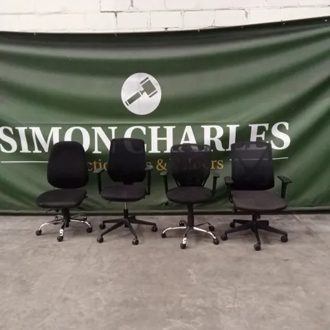 8 x ASSORTED SWIVEL OFFICE CHAIRS