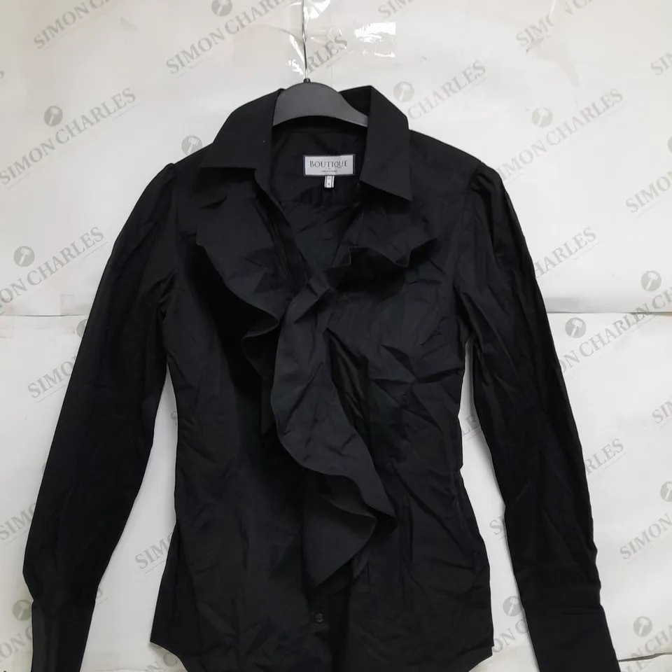 BOUTIQUE BY HAWES UK 8 FLAP SHIRT IN BLACK 
