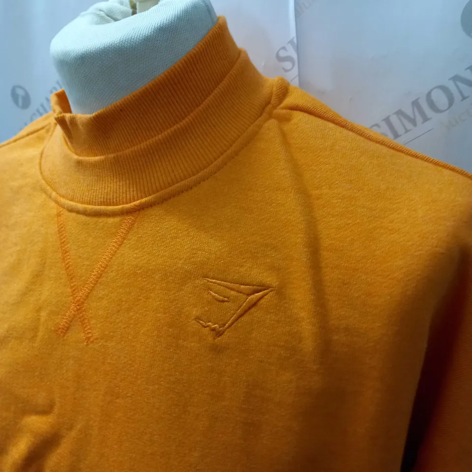 GYMSHARK CROPPED SWEATSHIRT SIZE S