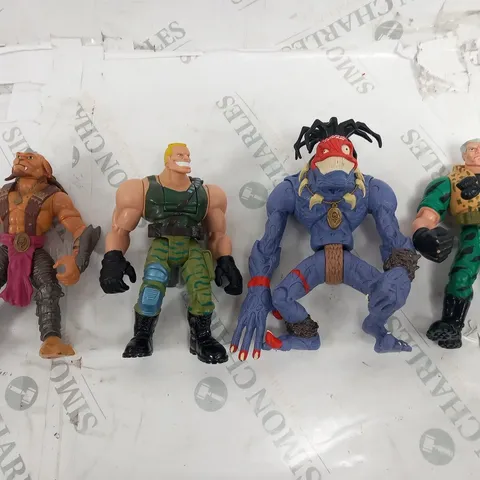 FOUR ASSORTED HASBRO SMALL SOLDIERS COLLECTABLE FIGURES