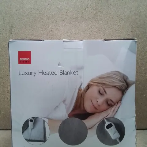 BOXED SENSIO HOME LUXURY HEATED BLANKET