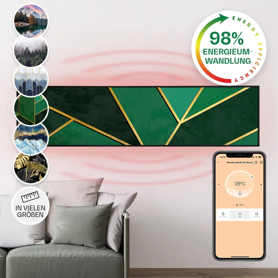 BOXED KLARSTEIN WONDERWALL AIR ART SMART INFRARED HEATING PANEL