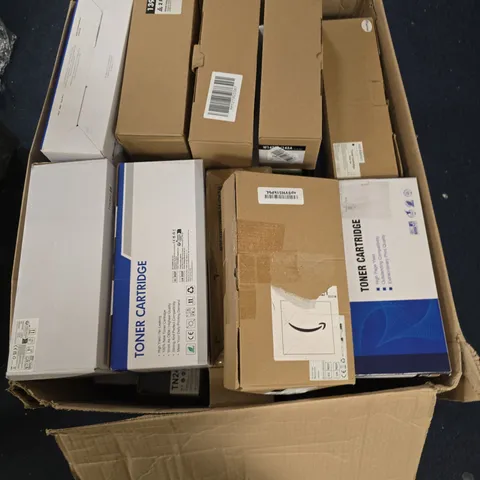 BOX OF APPROXIMATELY 14 ASORTED PRINTER CARTRIDGES