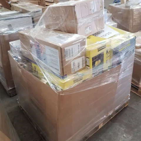PALLET CONTAINING ASSORTED ELECTRICAL PRODUCTS INCLUDING BEATS PILL SPEAKER, YALE SMART DOOR LOCK AND KARCHER PRESSURE WASHER
