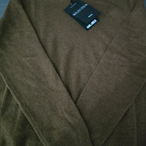 MNG LONG SLEEVE TOP IN BROWN SIZE SMALL