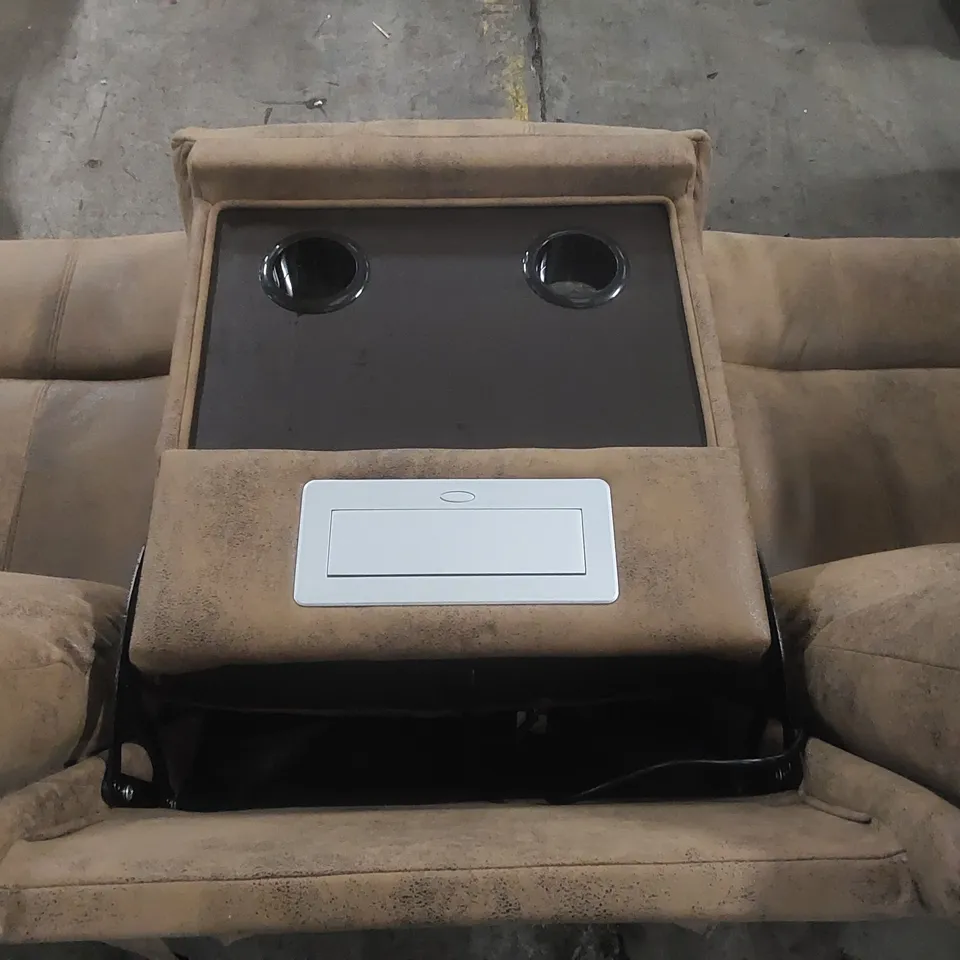 AVERION 3 SEATER FAUX LEATHER MANUAL RECLINING SOFA