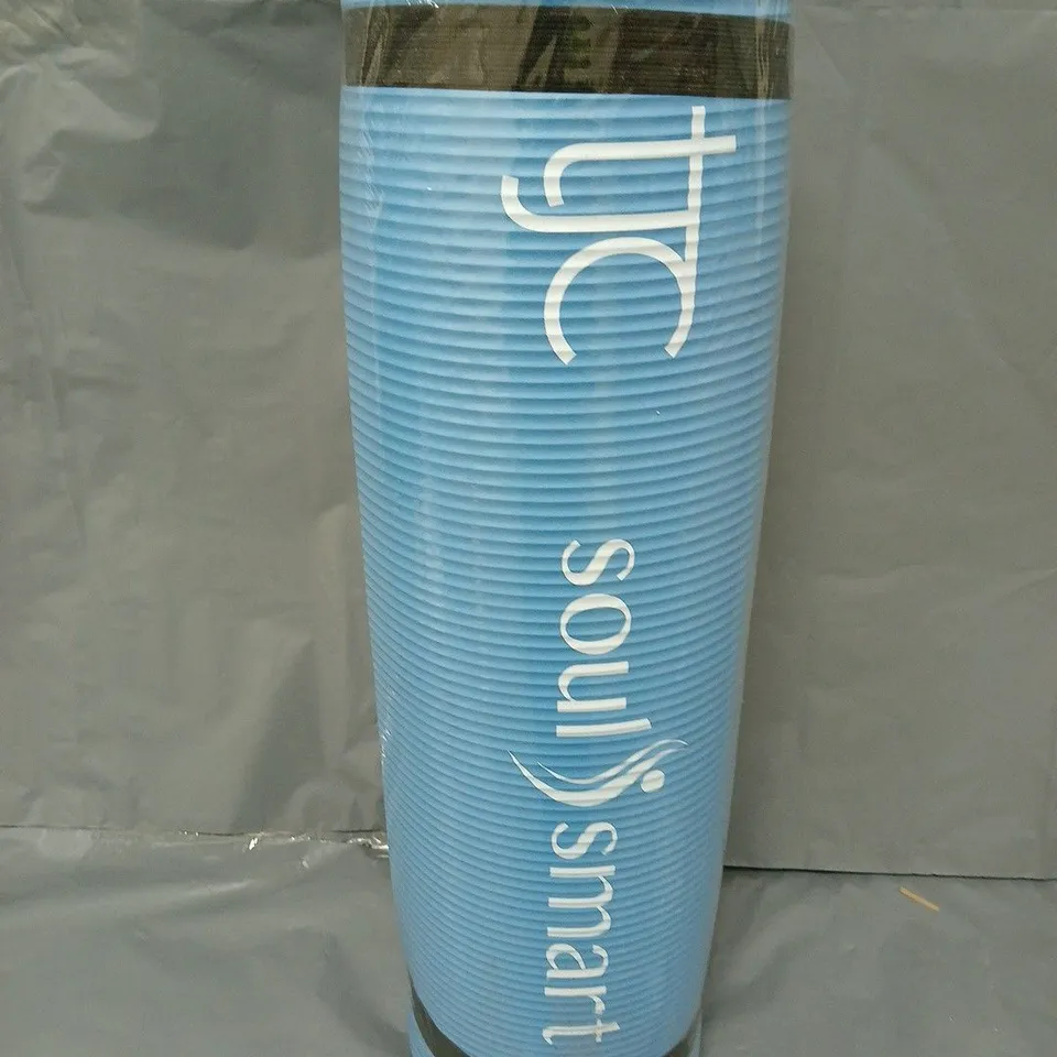 SOUL SMART YOGA MAT IN BLUE