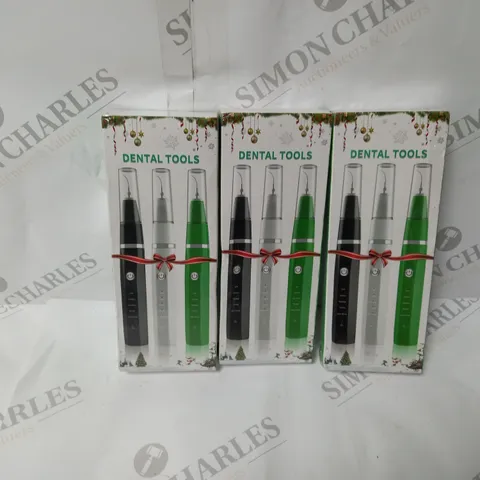3 X BOXED AND SEALED PLAQUE REMOVER FOR TEETH CLEANING KIT