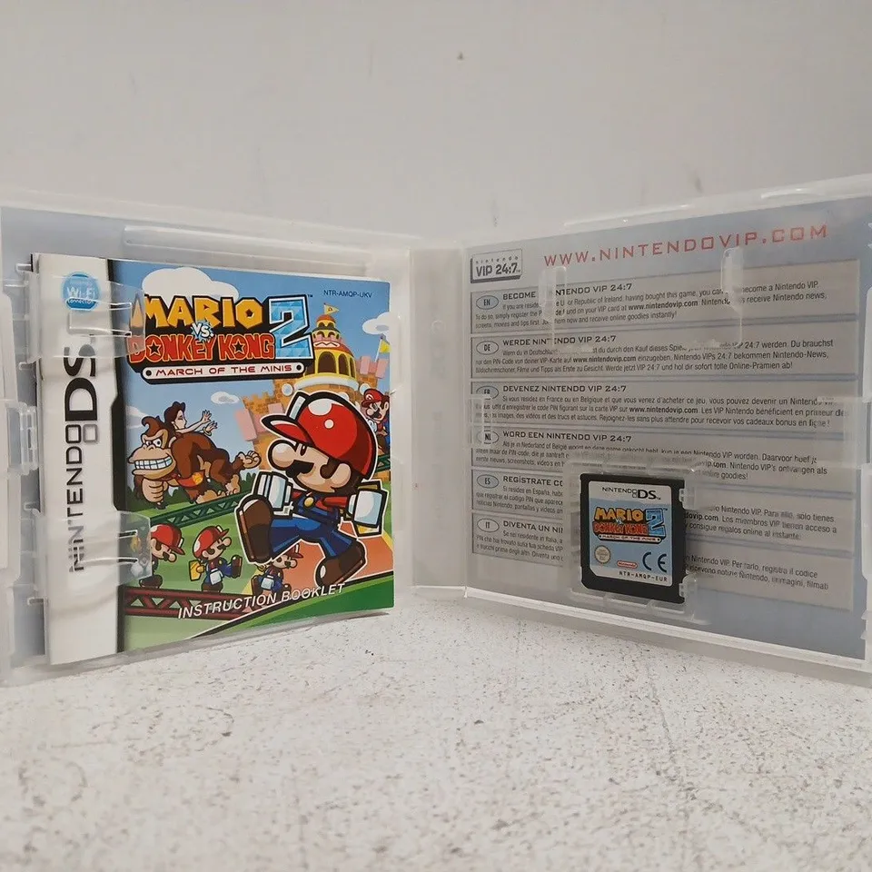 MARIO VS DONKEY KONG 2: MARCH OF THE MINIS NINTENDO DS VIDEO GAME